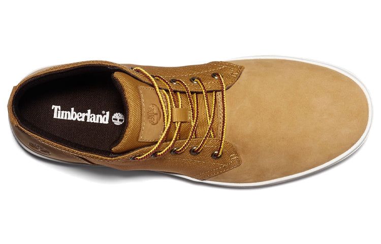 Timberland Davis Square Chukka Leather and Fabric Boots 'Wheat' A1OI3231 sold by KicksCrew product image thumbnail 3
