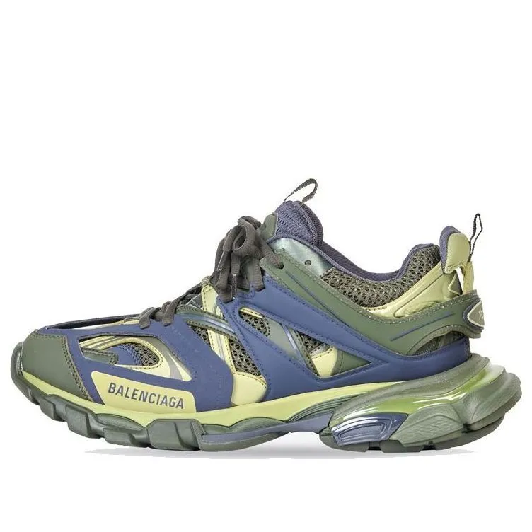 Balenciaga Track 1.0 Sneakers 'Green Yellow Blue' 542023W3AD13123 sold by KicksCrew