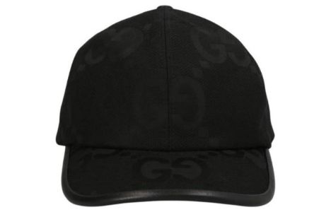 (WMNS) Gucci Jumbo GG Baseball Hat 'Black' 7275624HAVS1060 sold by KicksCrew