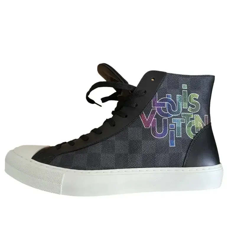 LOUIS VUITTON Tattoo Ankle Sneakers 'Grey' 1A7Q9G sold by KicksCrew