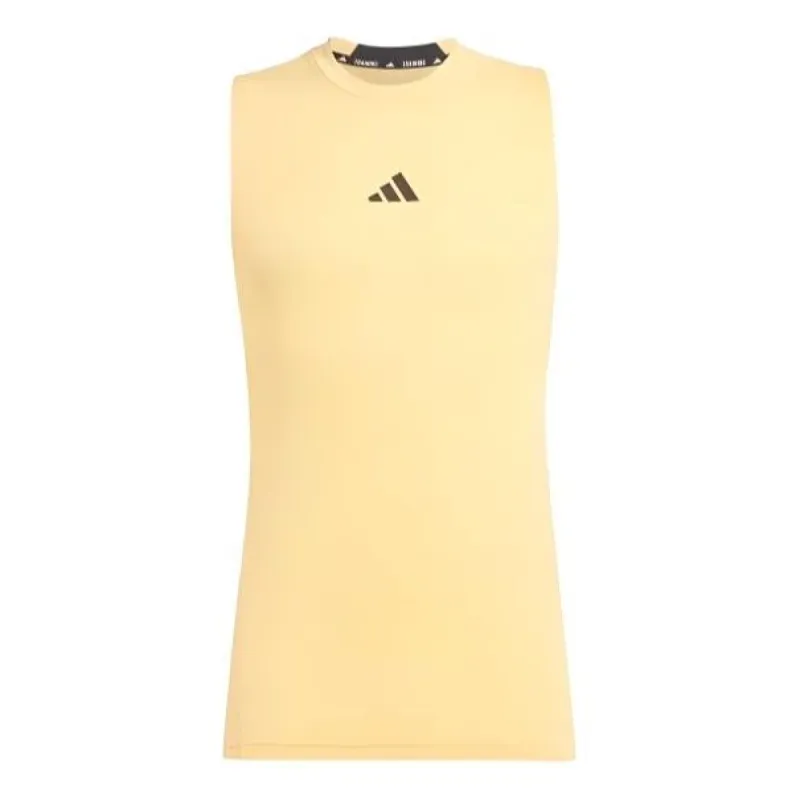 adidas Designed for Training Workout Tank 'Yellow' IS3823 sold by KicksCrew