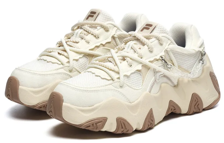 (WMNS) FILA FUSION Fashion Daddy Shoes 'White Beige' T12W241303FWA sold by KicksCrew product image thumbnail 2