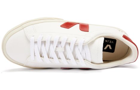 Veja Campo Lace-Up Sneakers 'White Red' CP052615 sold by KicksCrew