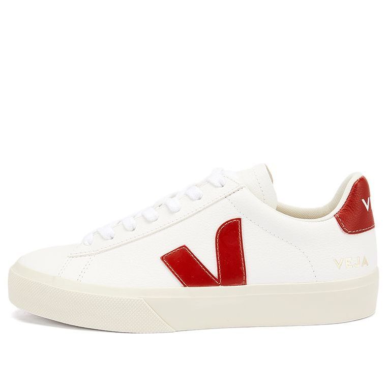 Veja Campo Lace-Up Sneakers 'White Red' CP052615 sold by KicksCrew