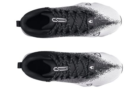 Under Armour Spotlight Franchise 2.0 RM Football Cleats 'Black White' 3025083-001 sold by KicksCrew