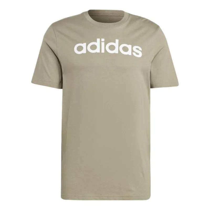 Adidas Essentials Single Jersey Linear Embroidery Logo Short Sleeve T-Shirts 'Oliver Green' IC9297 sold by KicksCrew