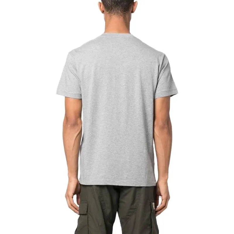 STONE ISLAND Compass Patch Logo Short-Sleeve T-shirt 'Melange Grey' 101524113-A0M64 sold by KicksCrew product image thumbnail 2