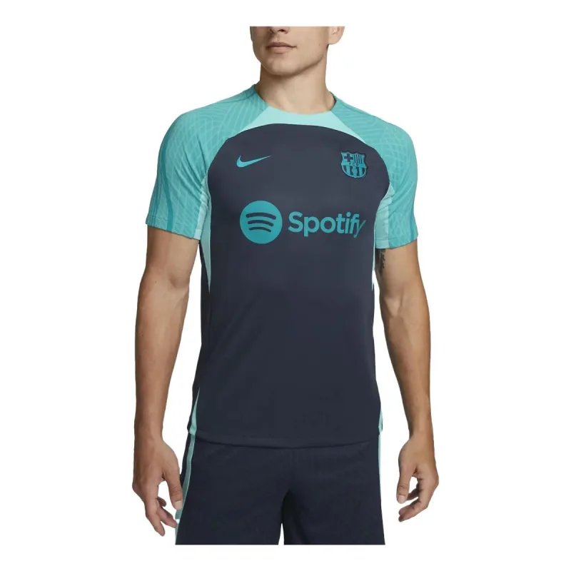 Nike FC Barcelona 23-24 Strike Training Jerseys 'Navy' DZ0783-438 sold by KicksCrew