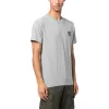 STONE ISLAND Compass Patch Logo Short-Sleeve T-shirt 'Melange Grey' 101524113-A0M64 sold by KicksCrew