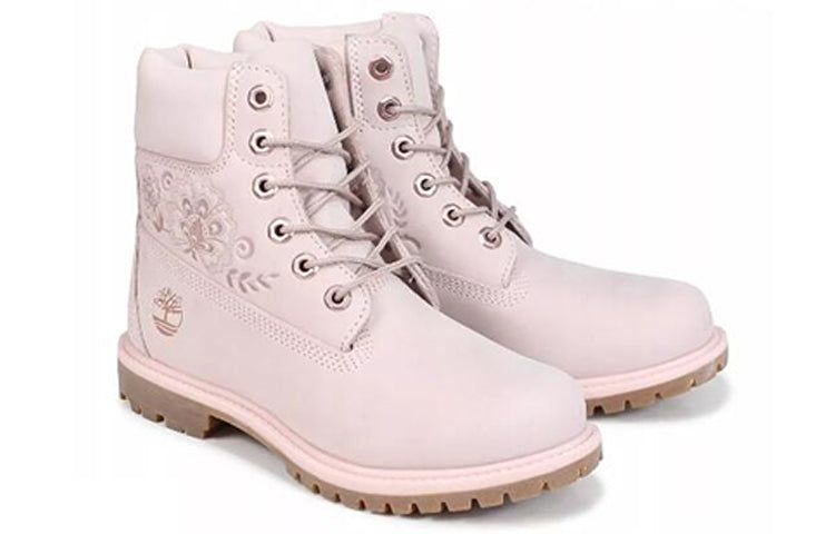 (WMNS) Timberland 6-Inch Premium Waterproof Embossed Boots 'Pink' A1TKO sold by KicksCrew product image thumbnail 4
