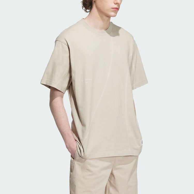 Adidas Sportswear Lounge Graphic T-Shirts 'Beige' IP4978 sold by KicksCrew product image thumbnail 4