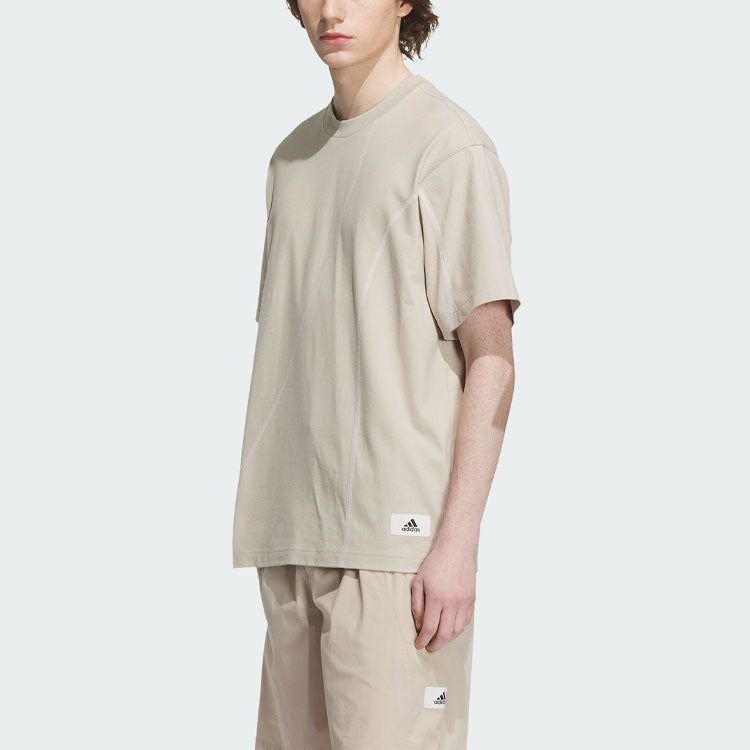 Adidas Sportswear Lounge Graphic T-Shirts 'Beige' IP4978 sold by KicksCrew product image thumbnail 5