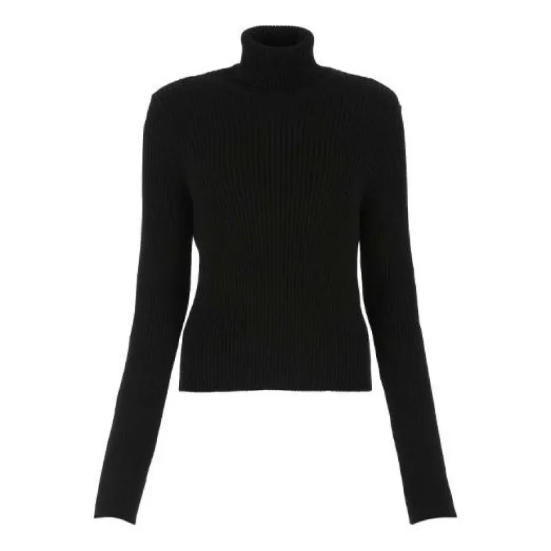 Balenciaga Ribbed Printed FREE Turtleneck Sweater 'Black' 662722T32101070 sold by KicksCrew