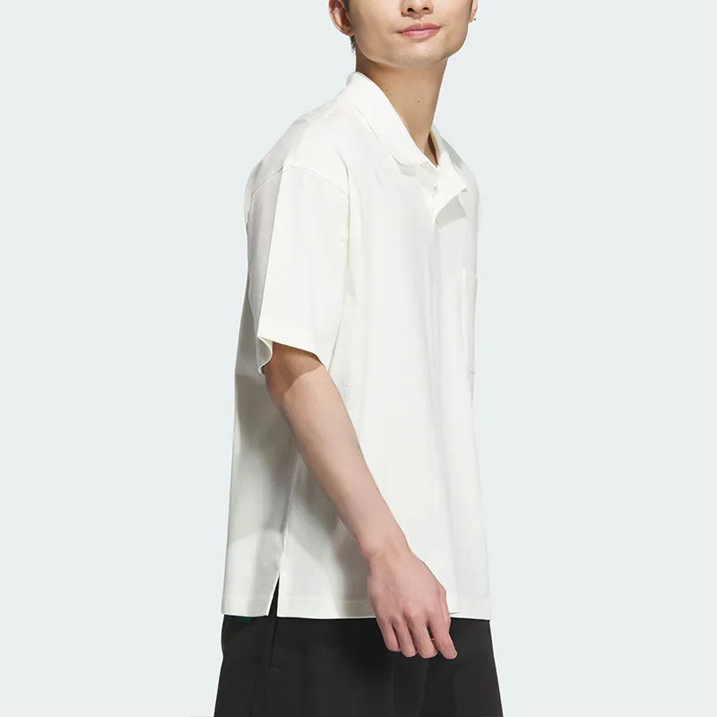 adidas Relaxed Polo Shirt 'White' IT3932 sold by KicksCrew product image thumbnail 3