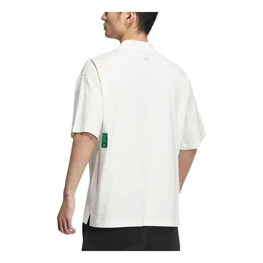 adidas Relaxed Polo Shirt 'White' IT3932 sold by KicksCrew product image thumbnail 2