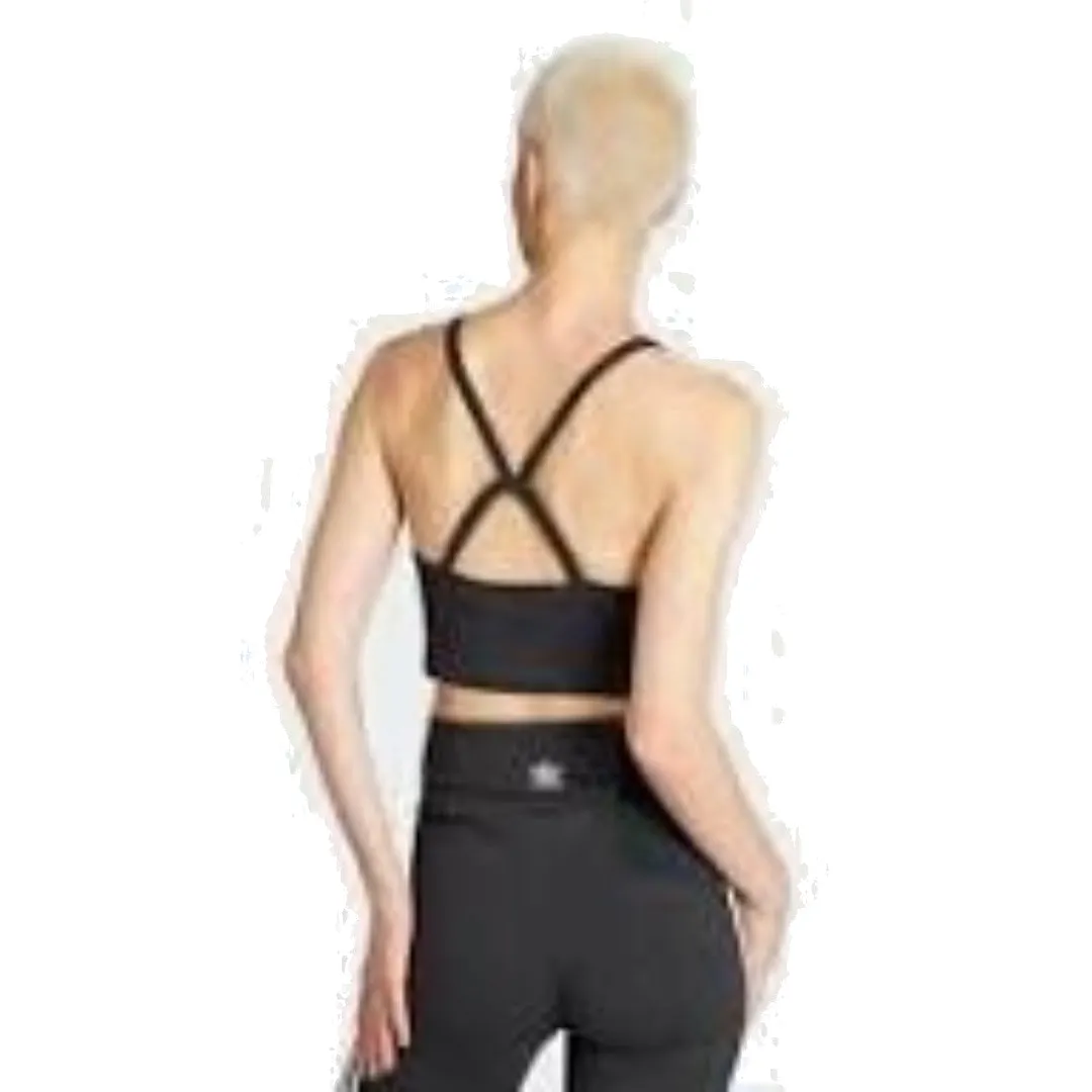 (WMNS) adidas Adicolor 3-Stripes Crop Top Asia Sizing 'Black' IU2405 sold by KicksCrew product image thumbnail 3