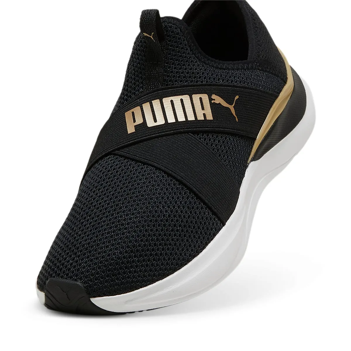 (WMNS) PUMA Softride Harmony Slip-On 'Black Gold' 379606-01 sold by KicksCrew product image thumbnail 5