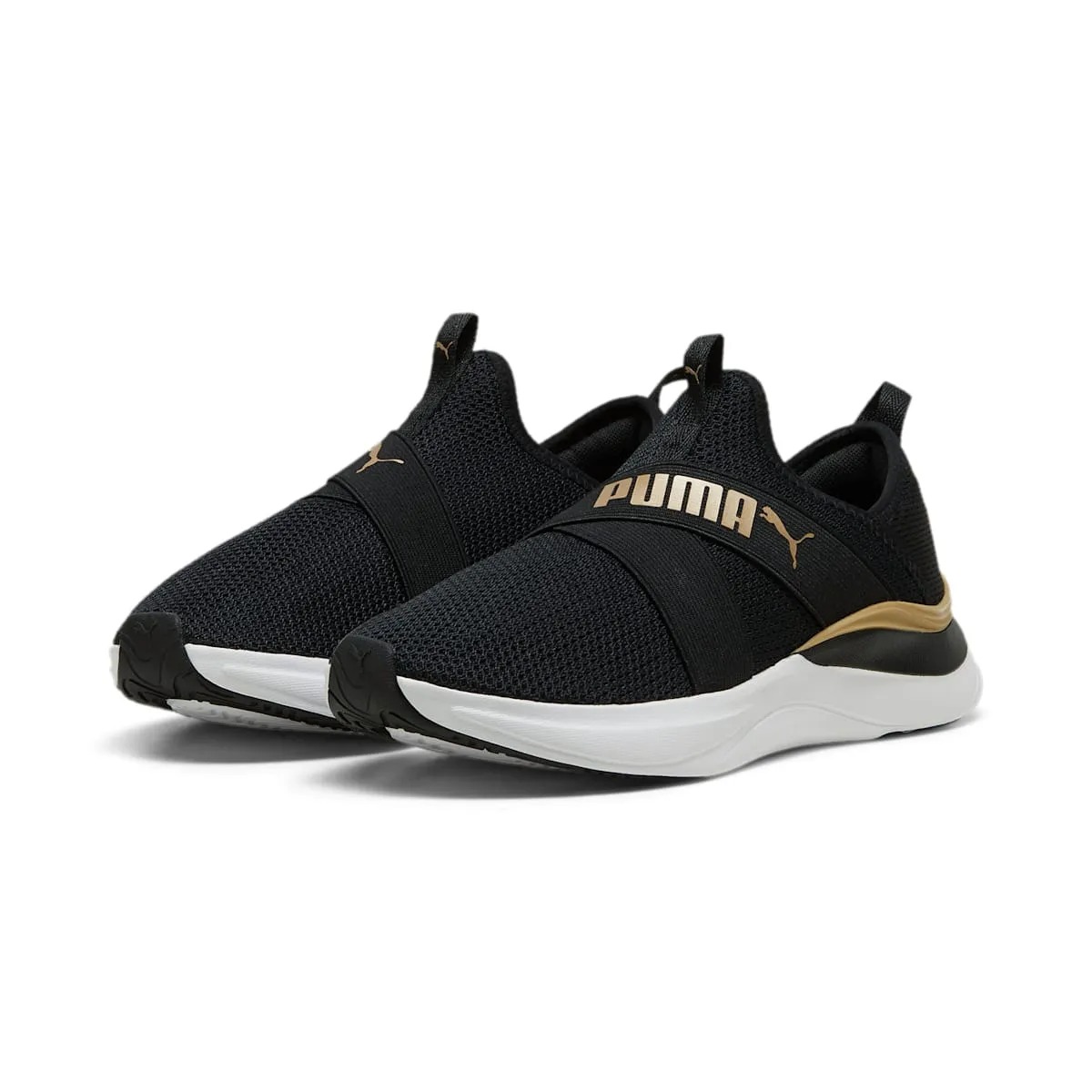 (WMNS) PUMA Softride Harmony Slip-On 'Black Gold' 379606-01 sold by KicksCrew product image thumbnail 3