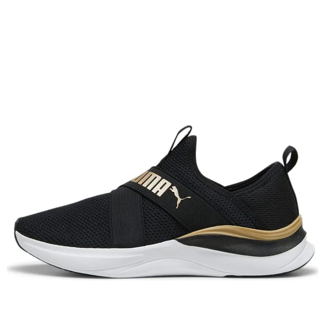 (WMNS) PUMA Softride Harmony Slip-On 'Black Gold' 379606-01 sold by KicksCrew