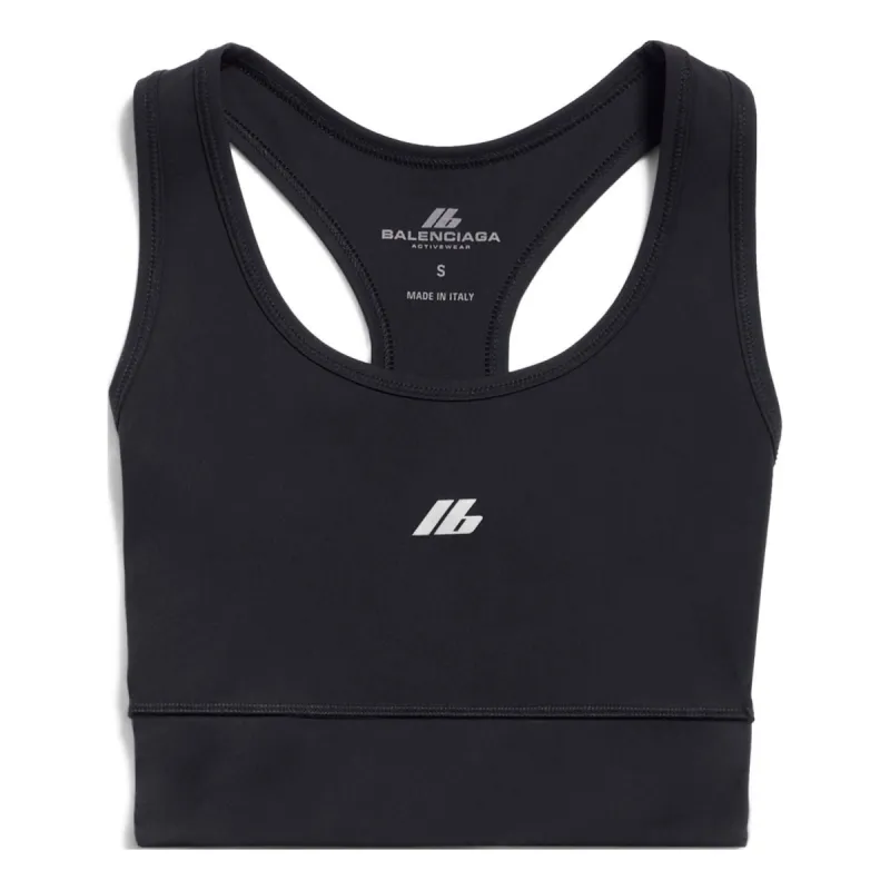 (WMNS) Balenciaga Activewear Sports Bra 'Black' 7932824E2B91081 sold by KicksCrew