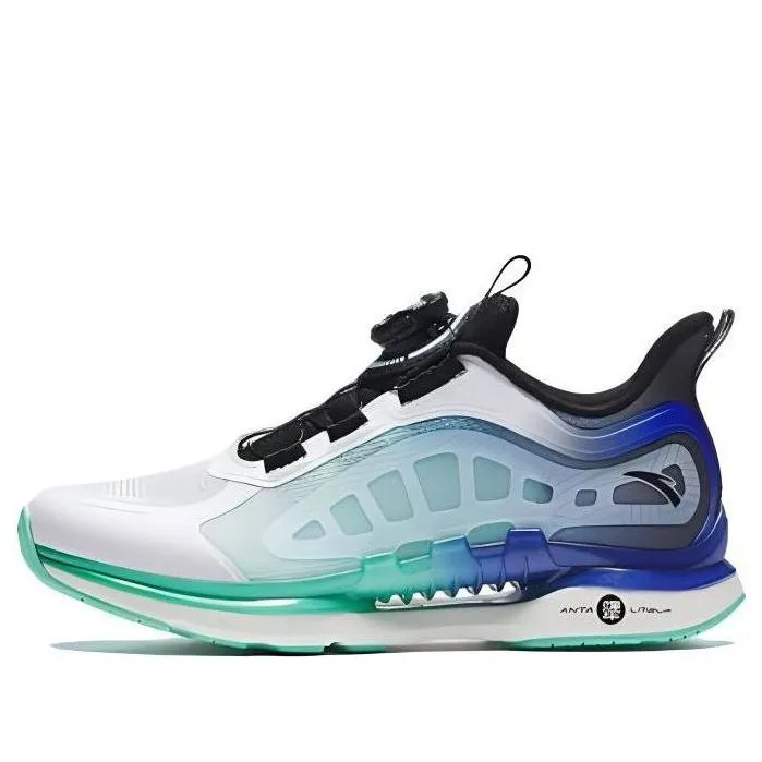 (GS) ANTA Running Series Sneakers 'White Blue Green' A312425577-2 sold by KicksCrew