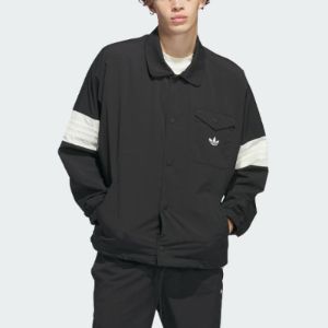 adidas Originals 3 Coach Jacket (Gender Neutral) 'Black White' IM9646 sold by KicksCrew