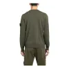 STONE ISLAND Logo Patch Crewneck Sweatshirt 'Olive Green' 7915510C4-V0058 sold by KicksCrew