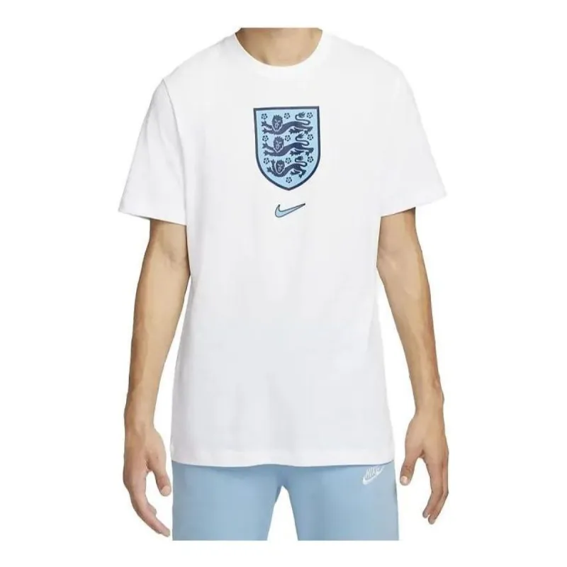 Nike England 22-23 Crest T-shirt 'White' DH7591-100 sold by KicksCrew