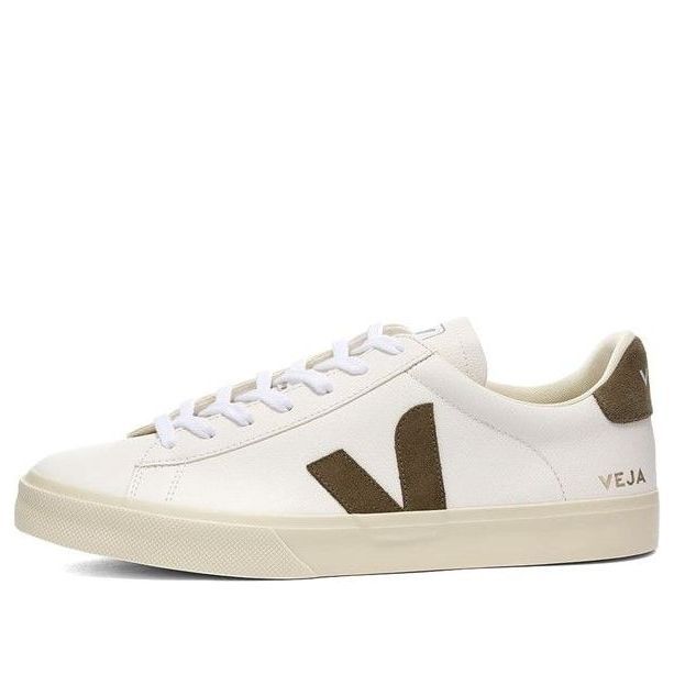 VEJA Campo Chromefree Lace-Up Sneakers 'White Khaki' CP052347 sold by KicksCrew