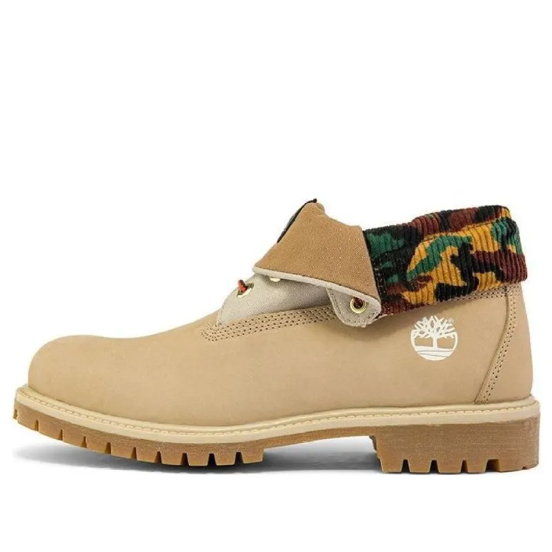 Timberland Roll Top Boots Basic 'Beige Camouflage' A2GCMW sold by KicksCrew