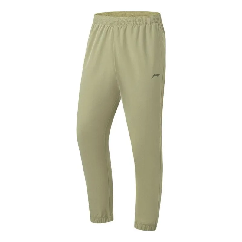 Li-Ning Training Series Sports Pants 'Lime Green' AYKT207-3 sold by KicksCrew