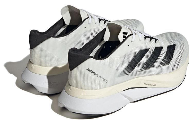 Adidas Adizero Boston 12 Running Shoes 'Cloud White Black Night Metallic' ID4236 sold by KicksCrew product image thumbnail 4