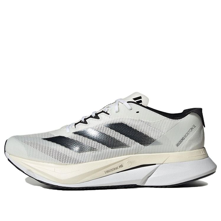 Adidas Adizero Boston 12 Running Shoes 'Cloud White Black Night Metallic' ID4236 sold by KicksCrew