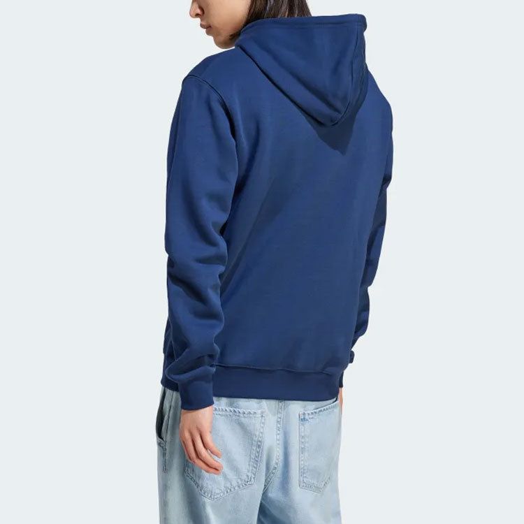 adidas Trefoil Essentials Hoodie 'Blue' IM4524 sold by KicksCrew product image thumbnail 3