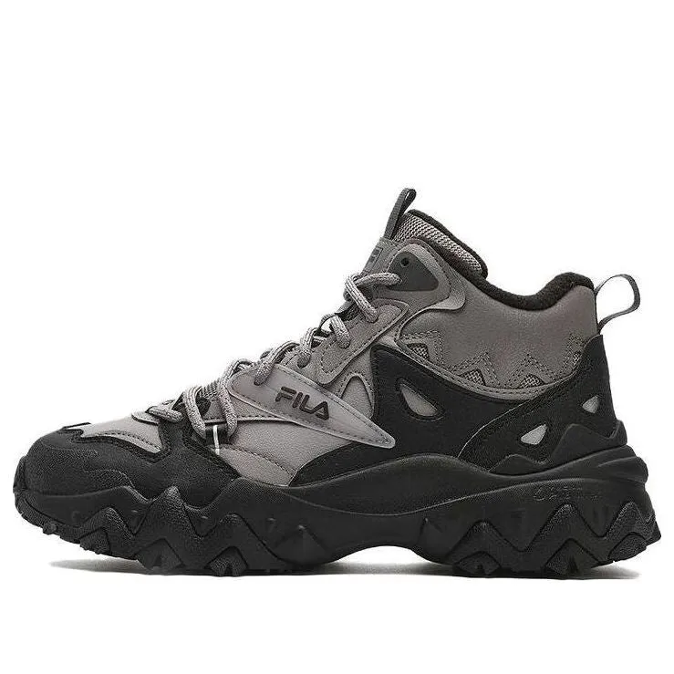 (WMNS) FILA Disruptor Mid High-Top Shoes 'Black Sky Grey' F12W342127FDB sold by KicksCrew