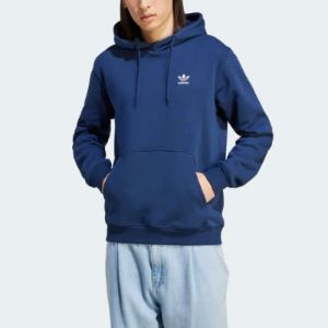 adidas Trefoil Essentials Hoodie 'Blue' IM4524 sold by KicksCrew