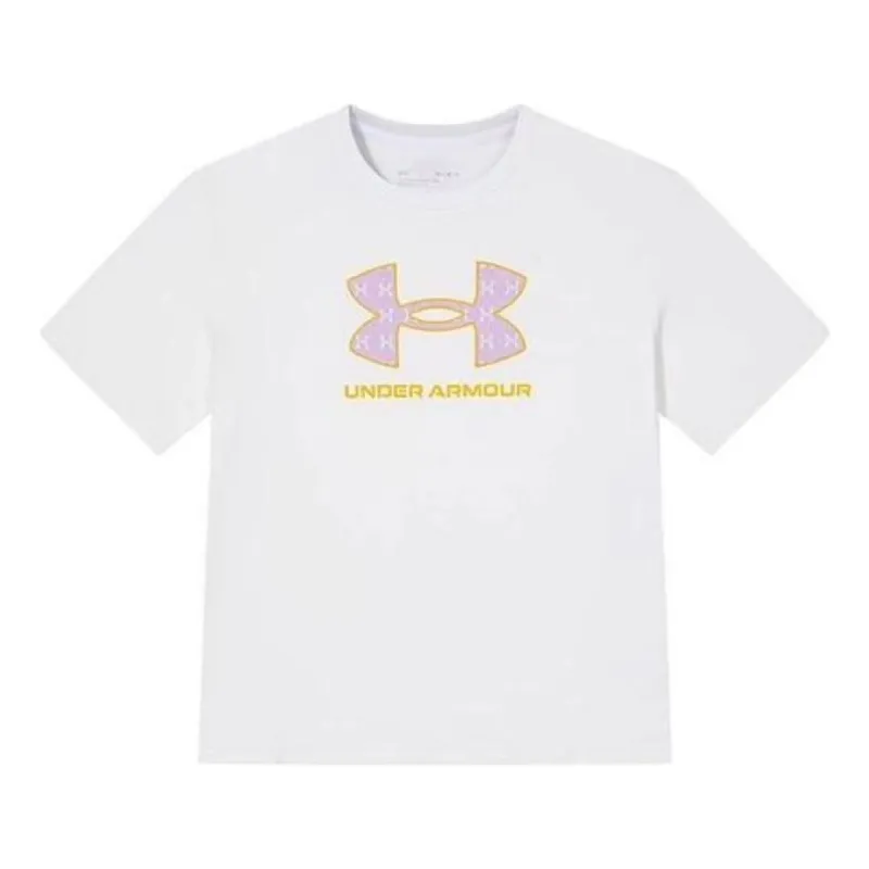 (PS) Under Armour Tech Oversized T-Shirt 'White Pink' 241201040-1 sold by KicksCrew