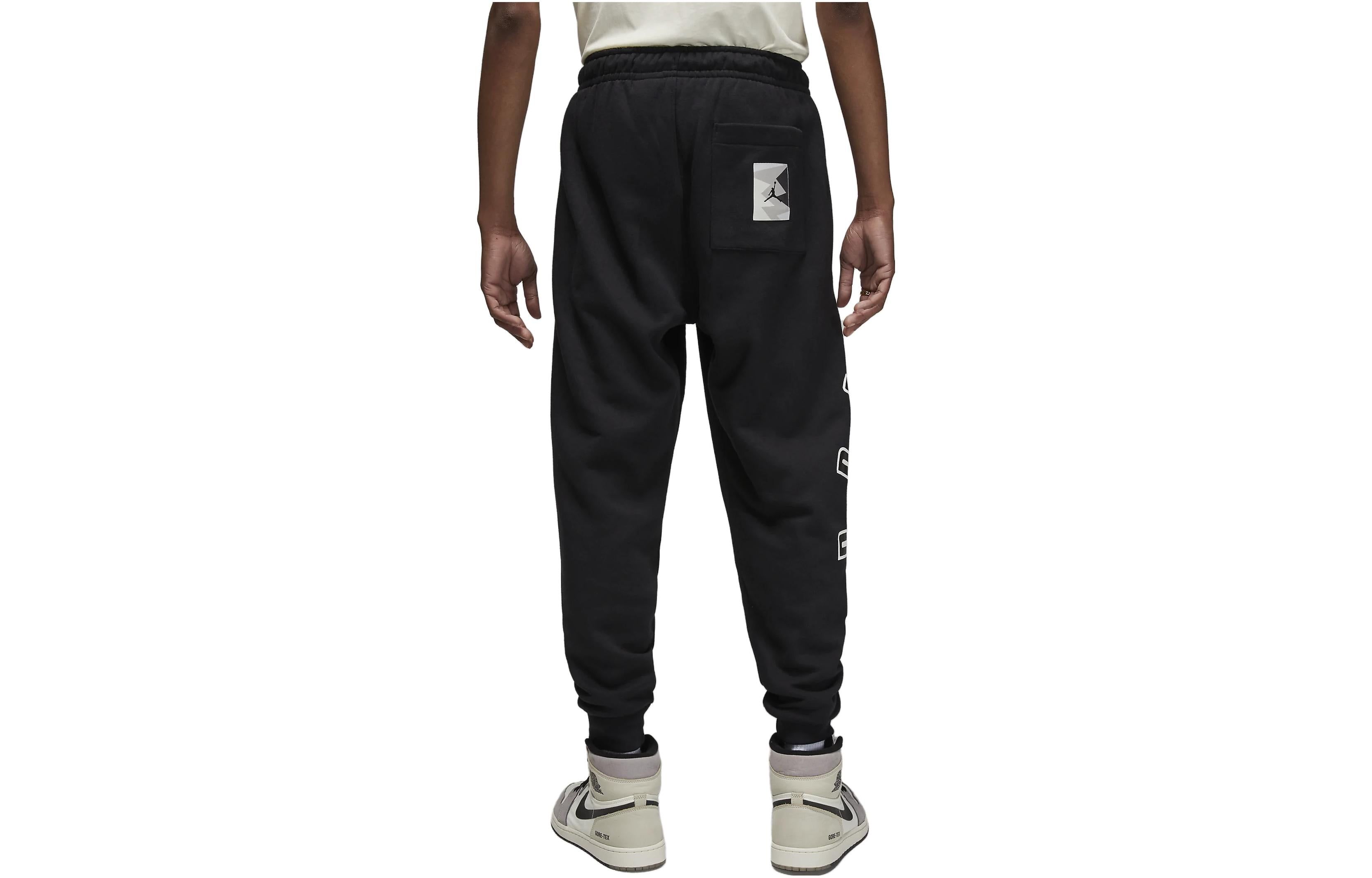 Air Jordan Flight MVP Fleece Trousers 'Black Sail' FB7027-010 sold by KicksCrew product image thumbnail 3