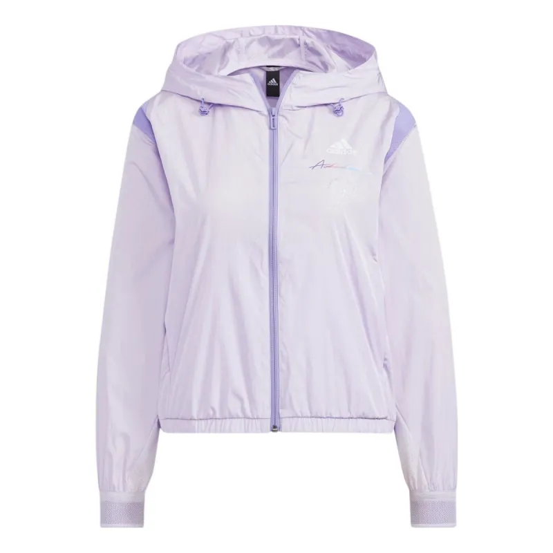 (WMNS) adidas UST Windbreaker 'Purple' HE9960 sold by KicksCrew