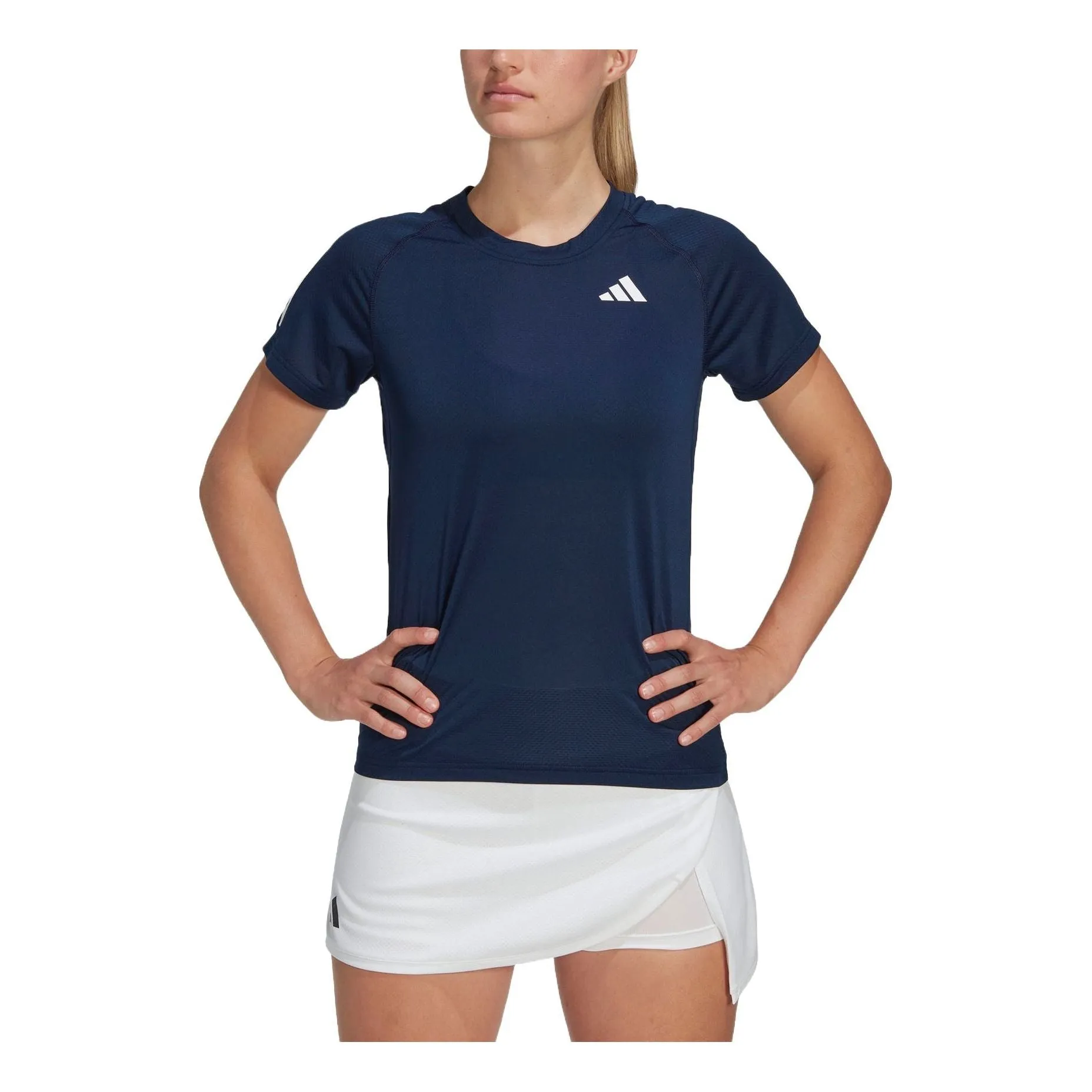 (WMNS) adidas Club Tennis T-shirt 'Navy' HS1447 sold by KicksCrew