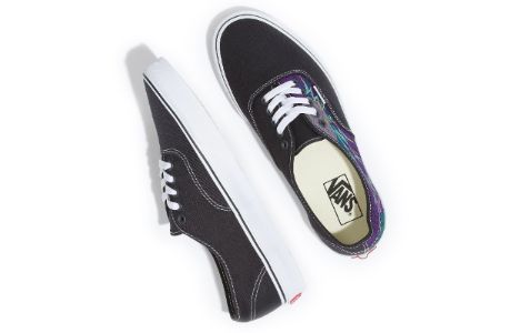 Vans Authentic Low Top Suede Canvas Shoes 'Black Purple' VN0A5KRDDNV sold by KicksCrew