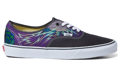 Vans Authentic Low Top Suede Canvas Shoes 'Black Purple' VN0A5KRDDNV sold by KicksCrew