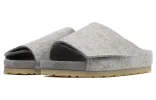 Birkenstock x Fear Of God Los Feliz Felt Wool Felt Sandals 'Cement Melange' 1024760 sold by KicksCrew