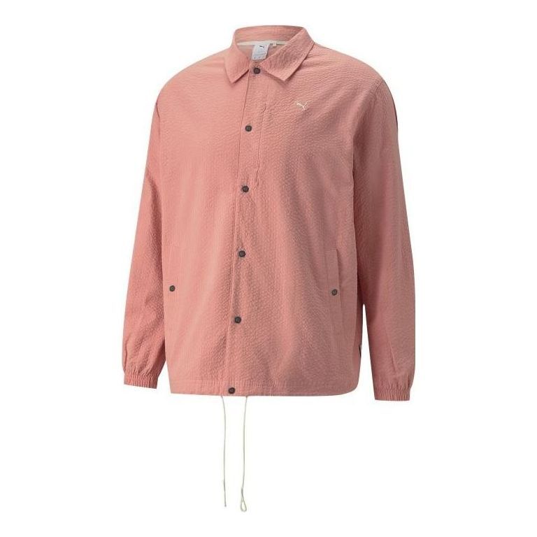 Puma MMQ Seersucker Shirt Jacket 'Pink' 533467-24 sold by KicksCrew