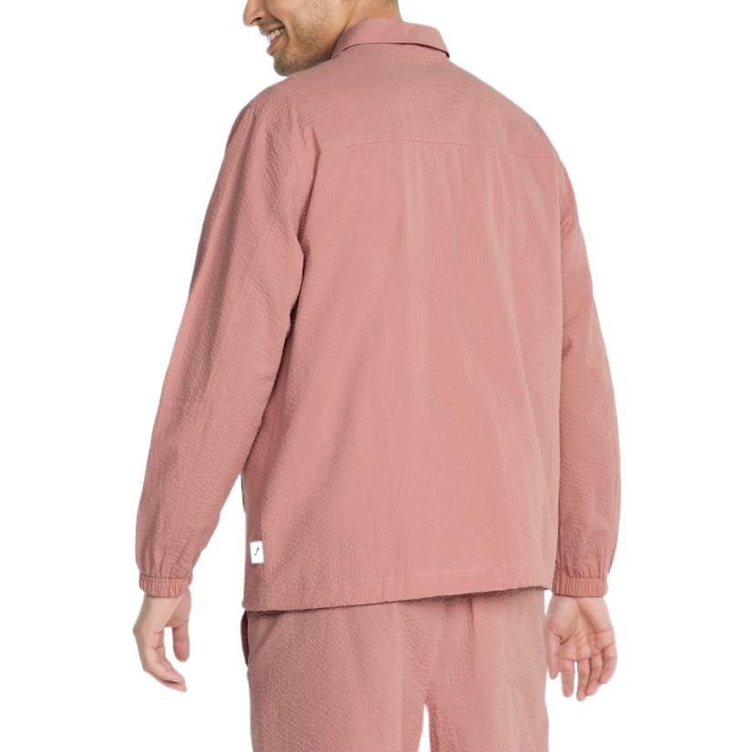 Puma MMQ Seersucker Shirt Jacket 'Pink' 533467-24 sold by KicksCrew product image thumbnail 4