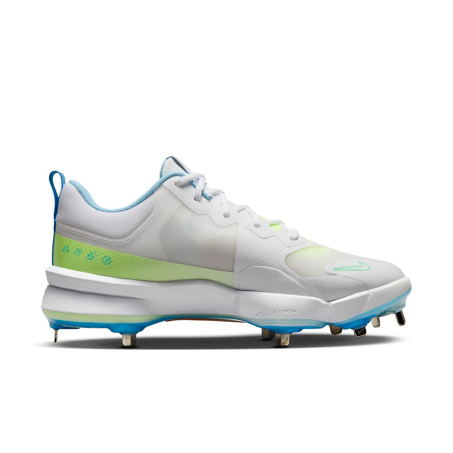 Nike Force Trout 9 Pro 'White Volt Aquarius Blue' FQ7941-100 sold by KicksCrew product image thumbnail 2