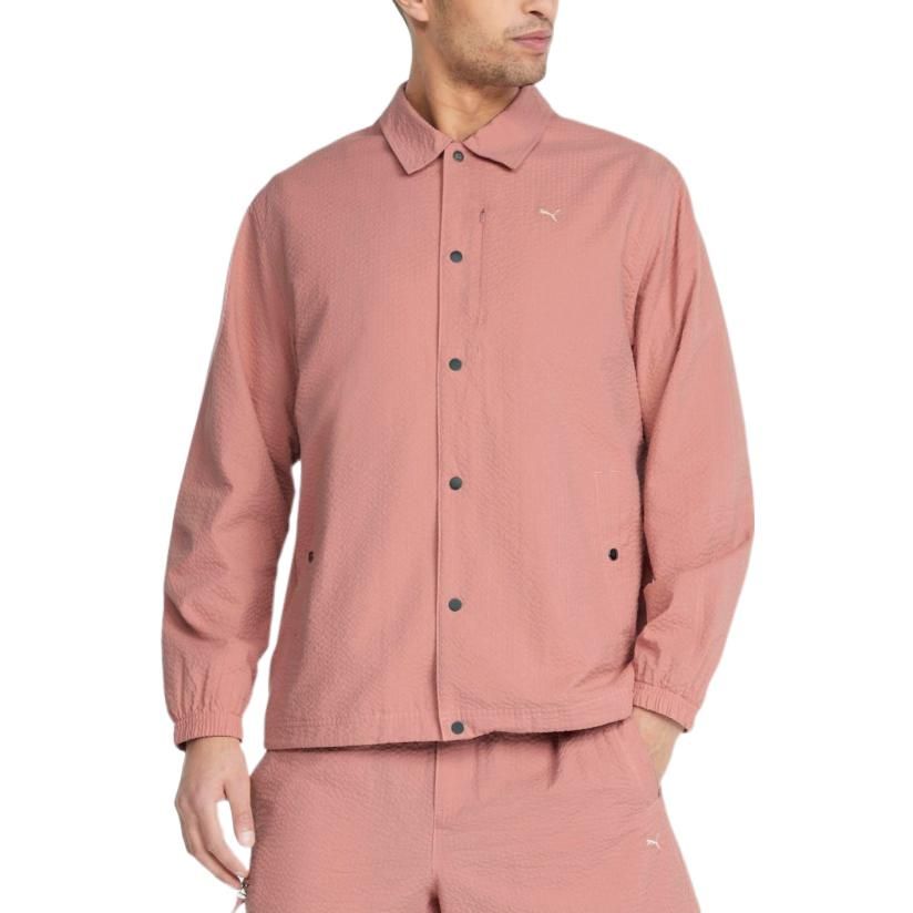 Puma MMQ Seersucker Shirt Jacket 'Pink' 533467-24 sold by KicksCrew product image thumbnail 3