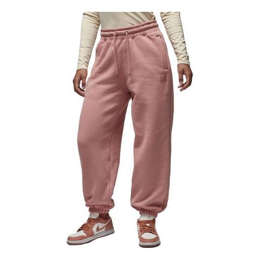 (WMNS) Air Jordan Flight Fleece Pants 'Pink' FB5113-618 sold by KicksCrew