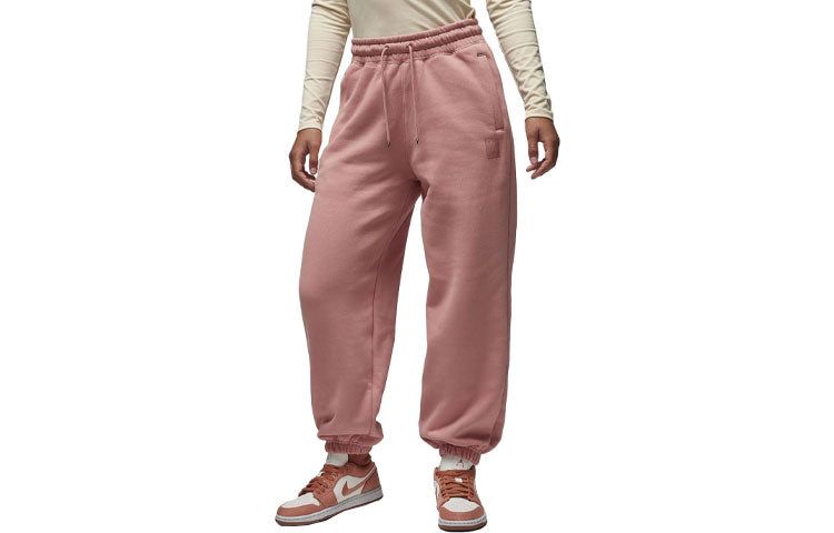 (WMNS) Air Jordan Flight Fleece Pants 'Pink' FB5113-618 sold by KicksCrew product image thumbnail 2