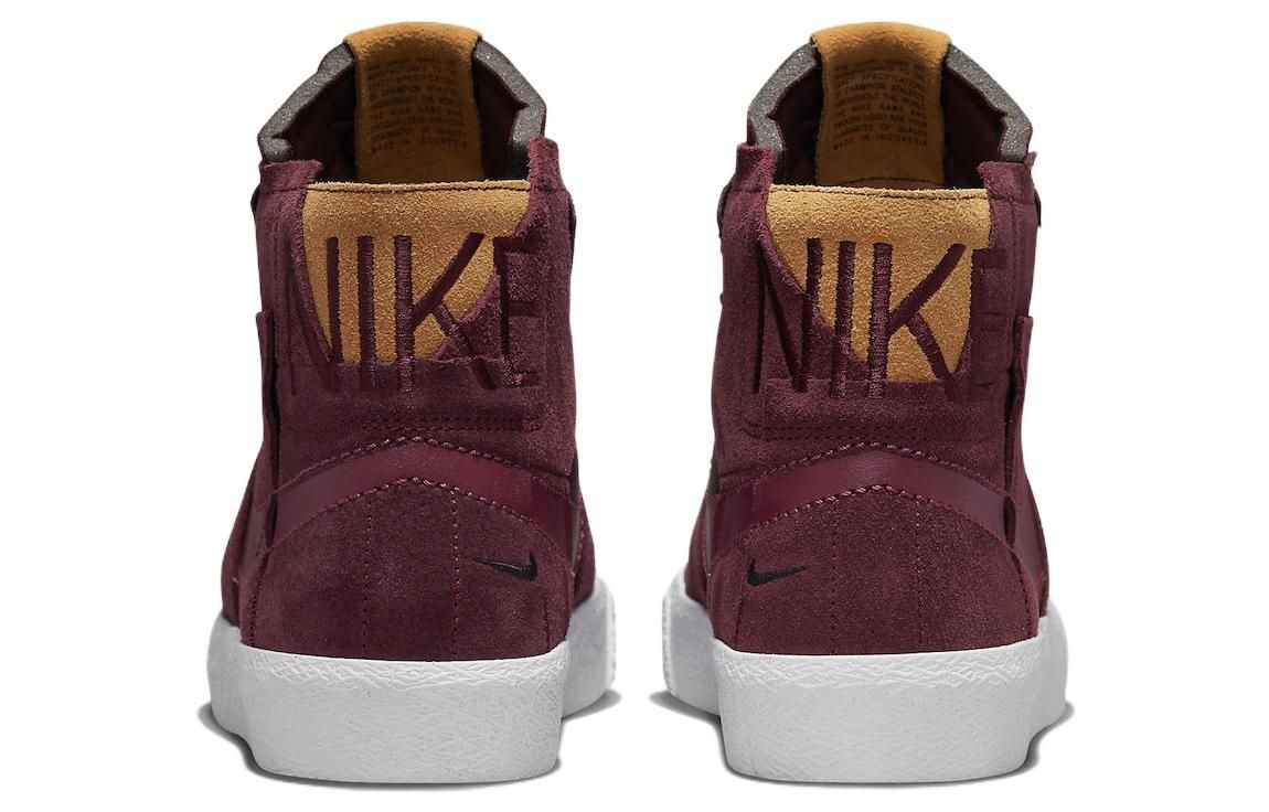 Nike Zoom Blazer Mid Premium SB 'Maroon Patchwork' DV7898-600 sold by KicksCrew product image thumbnail 5